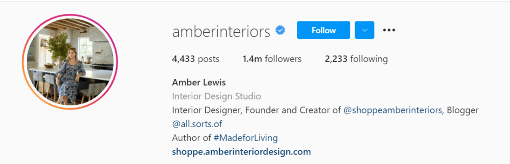 Amber Interiors Insta Account