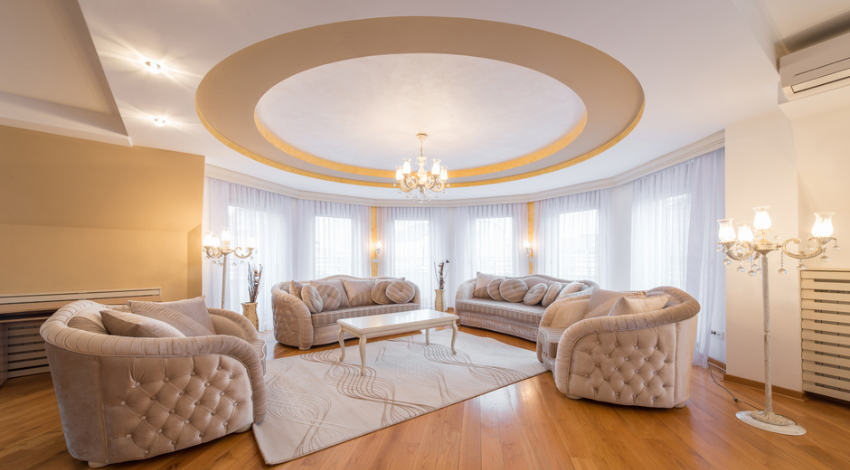 PVC ceiling designs a cost-effective option for your living room