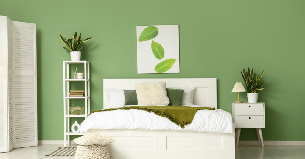 Stunning Pista Green Colour Combinations for Home Interiors